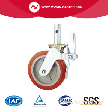 PU Round Stem Scaffolding Caster